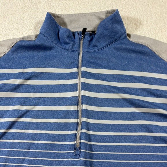 Ping Golf 1/4 Zip Pullover Mens Large Blue Performance Activewear Long Sleeve - Picture 5 of 11